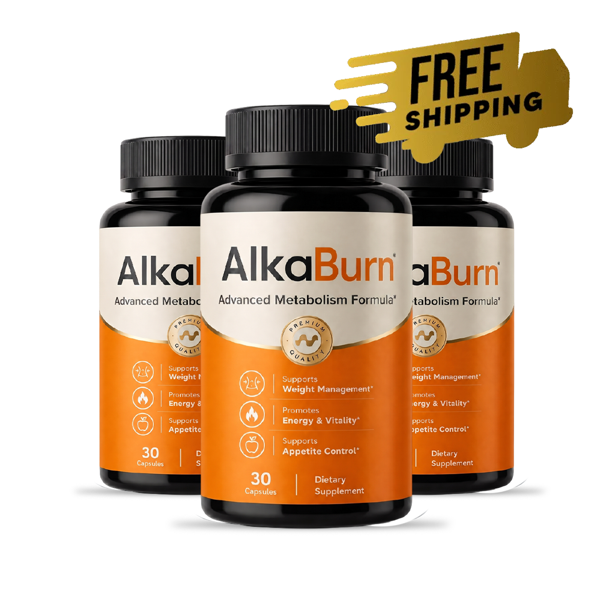 AlkaBurn® metabolism — 3 bottles